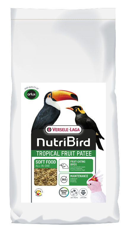NutriBird Tropical Fruit Patee Aves frugívoras 25 kg
