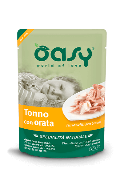 OASY Atún y Dorada en gelatina para Gatos 70g