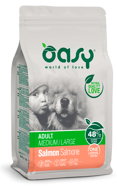 OASY Pienso para Perros Adultos con Salmón 2,5 Kg