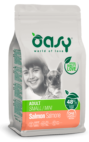 OASY Pienso para Perros Adultos Mini con Salmón 2,5 kg