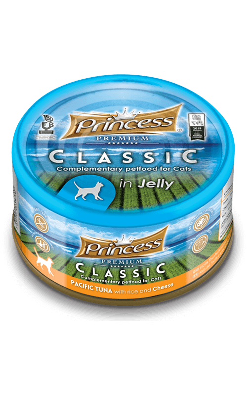 PRINCESS Classic Atún del Pacífico con Arroz y Queso 170g Comida húmeda para gatos
