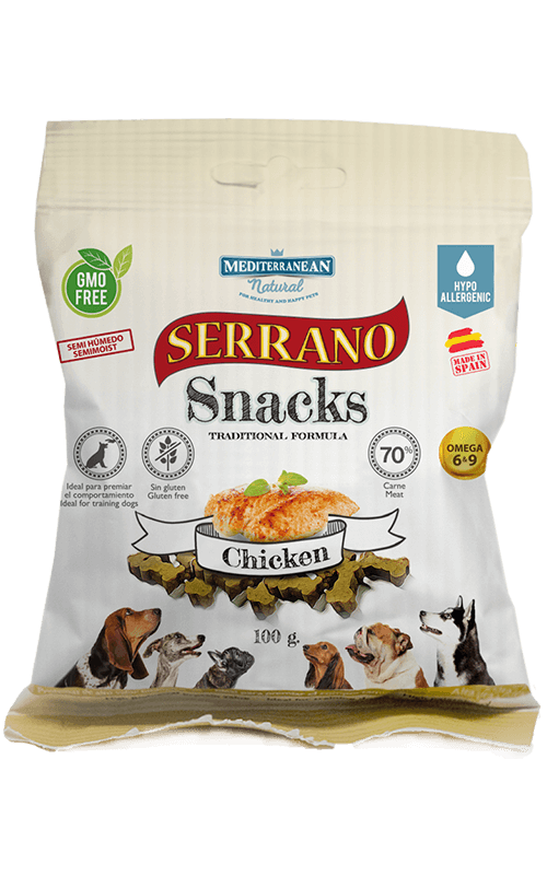 MEDITERRANEAN Snack para Perros  de Pollo 100g