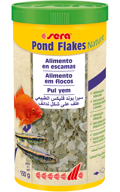 SERA Pond Flakes Nature 1000ml Comida para Peces de Estanque