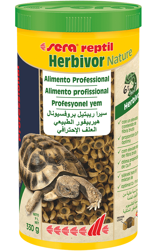 SERA Reptil Herbivor Nature 1000ml Comida para Tortugas terrestres