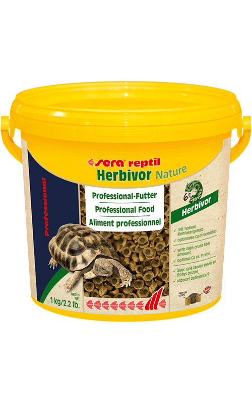 SERA Reptil Herbivor Nature 3.800ml Comida para Tortugas terrestres