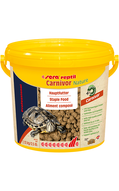 SERA Reptil Carnivor Nature 3.800ml Comida para Tortugas acuáticas