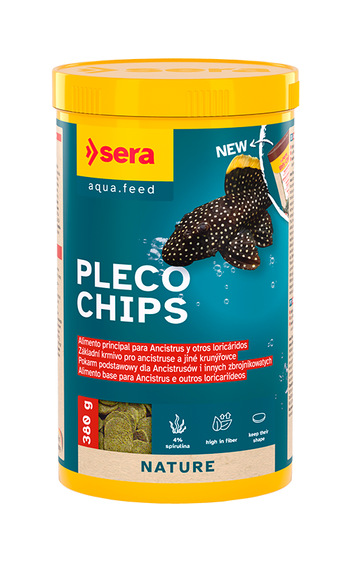 SERA Pleco Chips 1.000ml (380g) para Peces de Fondo raspadores