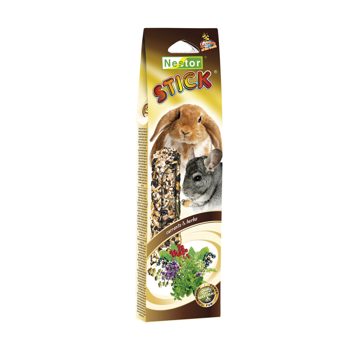 NESTOR Barritas Premium para Conejos y Roedores 115g - 2 unid.