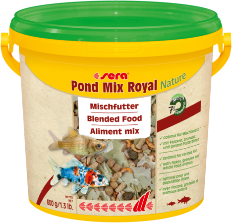 SERA Pond Mix Royal Nature 3800ml Comida para Peces de Estanque 