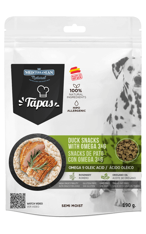 MEDITERRANEAN Tapas Pato 190g Snack para Perros