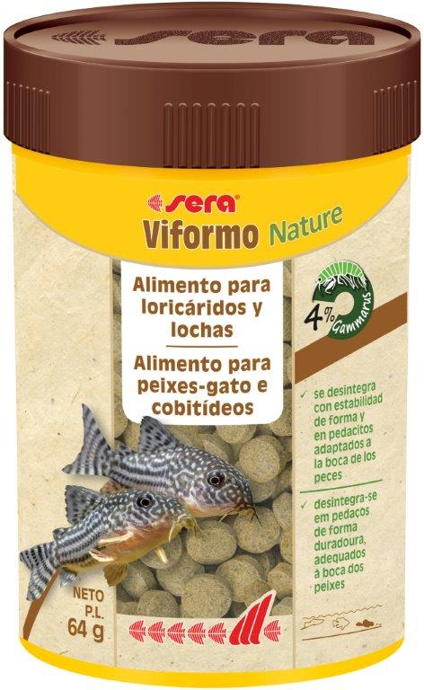 SERA Viformo Nature 100ml Alimento para Peces de fondo removedores