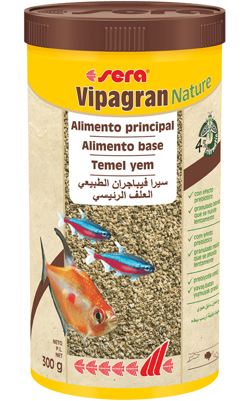 SERA Vipagran Nature 1000 ml Comida para Peces