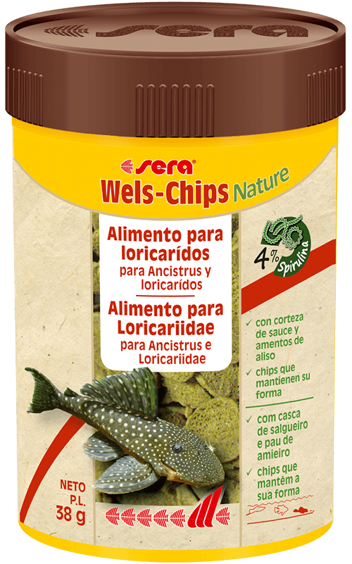 SERA Wels-Chips Nature 100ml Alimento para Peces de fondo raspadores