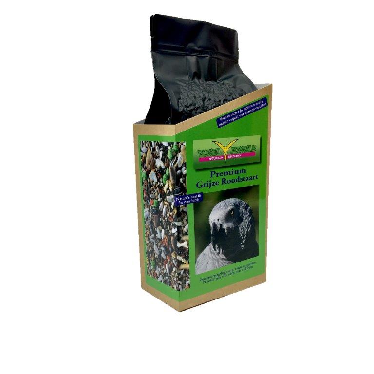 VOGELJUNGLE Mixtura para Loros Grises 1,5 kg Premium