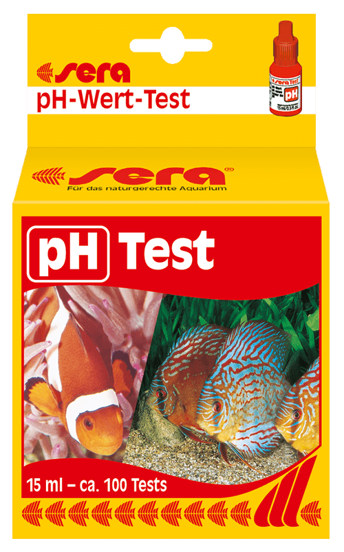 SERA test de pH (control valor de pH de agua, dulce y salada)