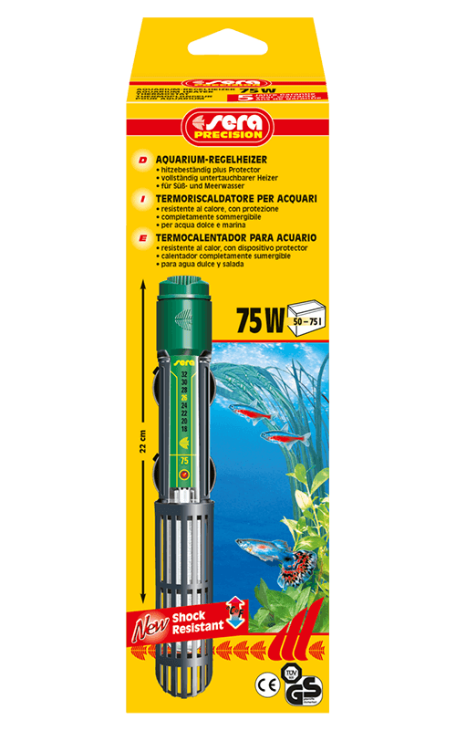 SERA termocalentador 75w para Acuarios